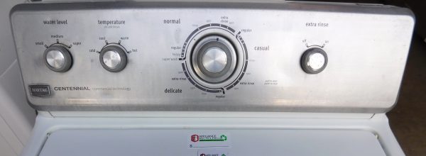 MAYTAG WASHER- KING SIZE CAPACITY- HEAVY DUTY WASHER- PRODUCT ID#A-377 - Image 4
