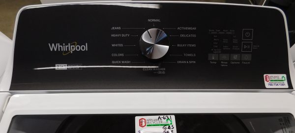 WHIRLPOOL WASHER & DRYER SET (NEW) GAS--KING SIZE CAPACITY- HEAVY DUTY- PRODUCT ID#A-631 - Image 5