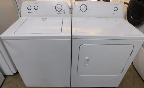 AMANA ELECTRIC SET- SUPER CAPACITY - WASHER AND DRYER- SET PRODUCT ID#A-634