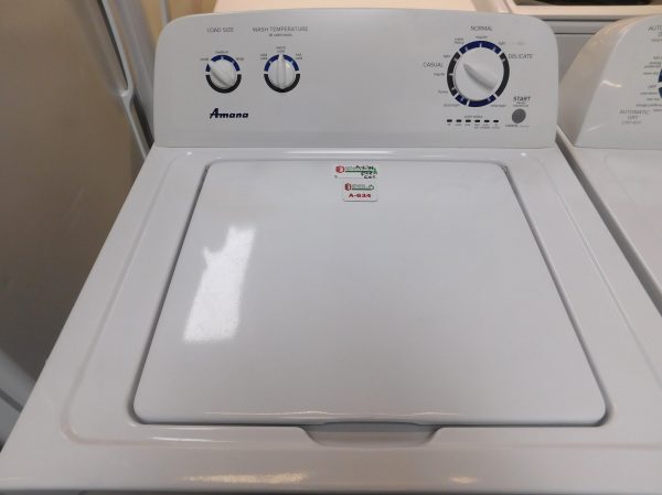 AMANA ELECTRIC SET- SUPER CAPACITY - WASHER AND DRYER- SET PRODUCT ID#A-634 - Image 4
