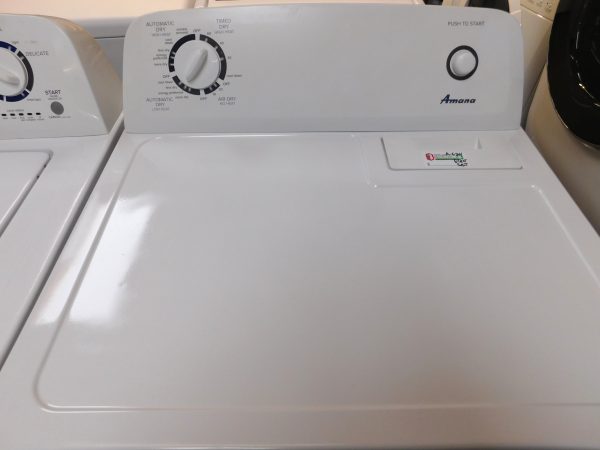 AMANA ELECTRIC SET- SUPER CAPACITY - WASHER AND DRYER- SET PRODUCT ID#A-634 - Image 10