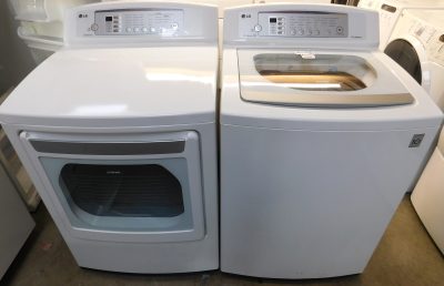 LG- KING SIZE CAPACITY PLUS - WASHER AND GAS DRYER- SET PRODUCT ID#A-641 (Copy)