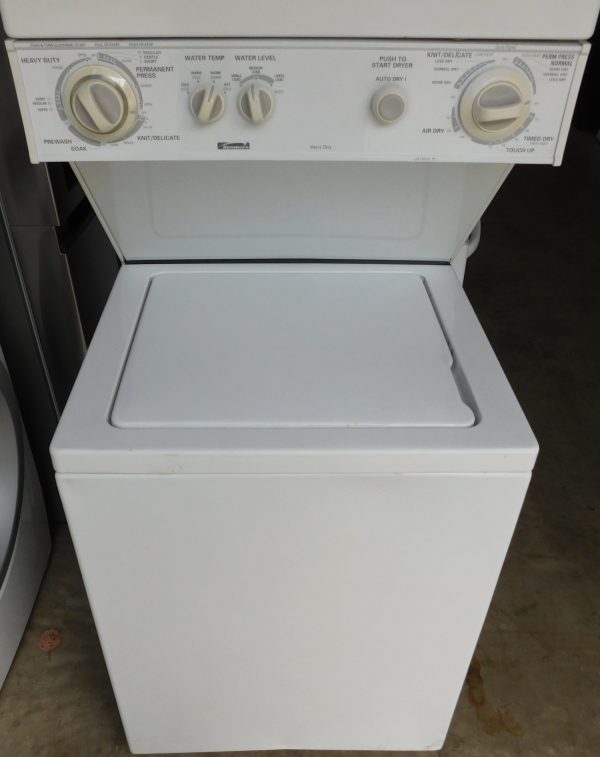 STACK KENMORE WASHER & DRYER (24 INCH- 220 VOLT ELECTRIC) A-251 - Image 3