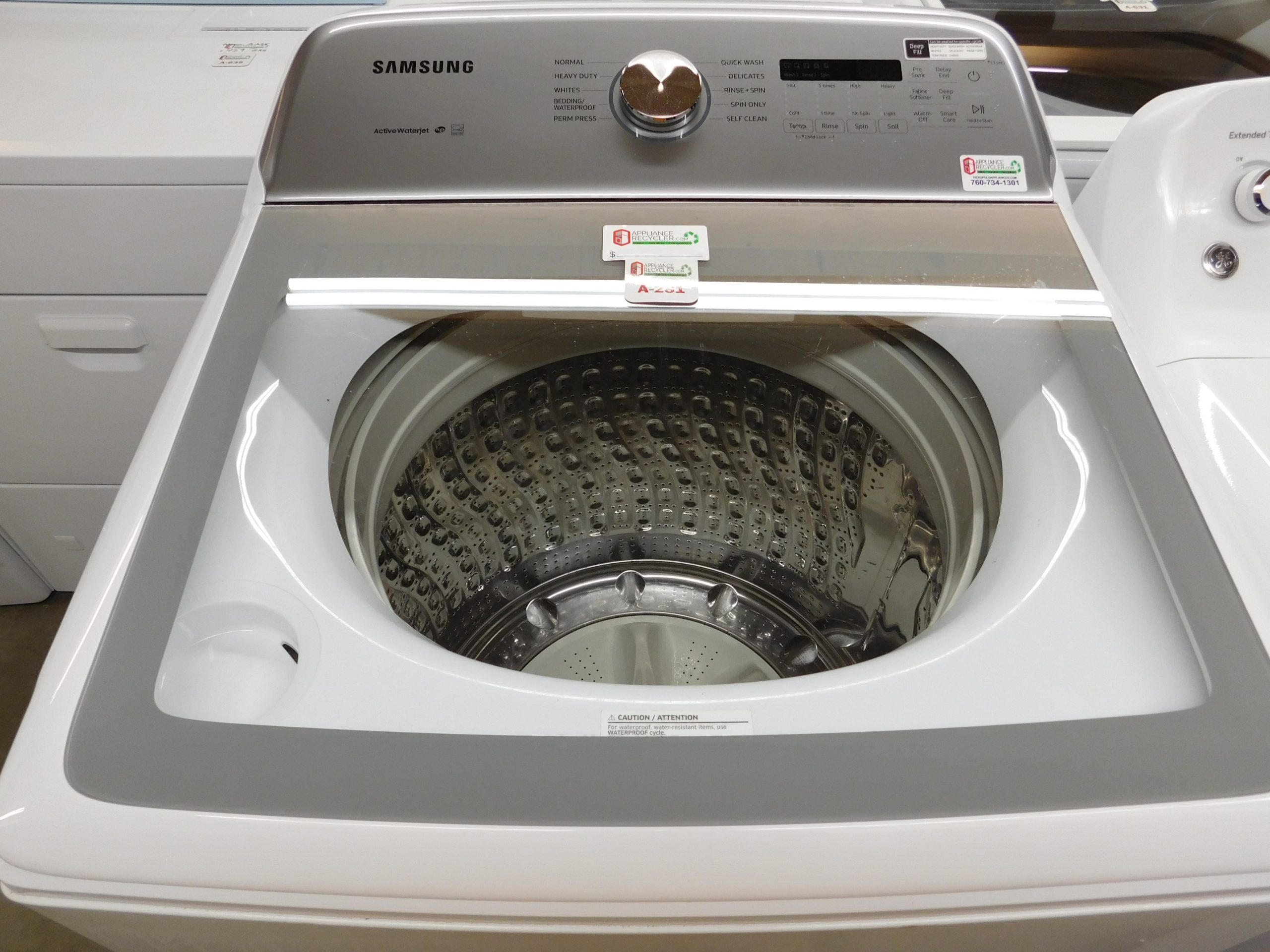 WASHER- SAMSUNG SUPER KING SIZE CAPACITY- HEAVY DUTY WASHER- PRODUCT ID#A-281 - Image 2