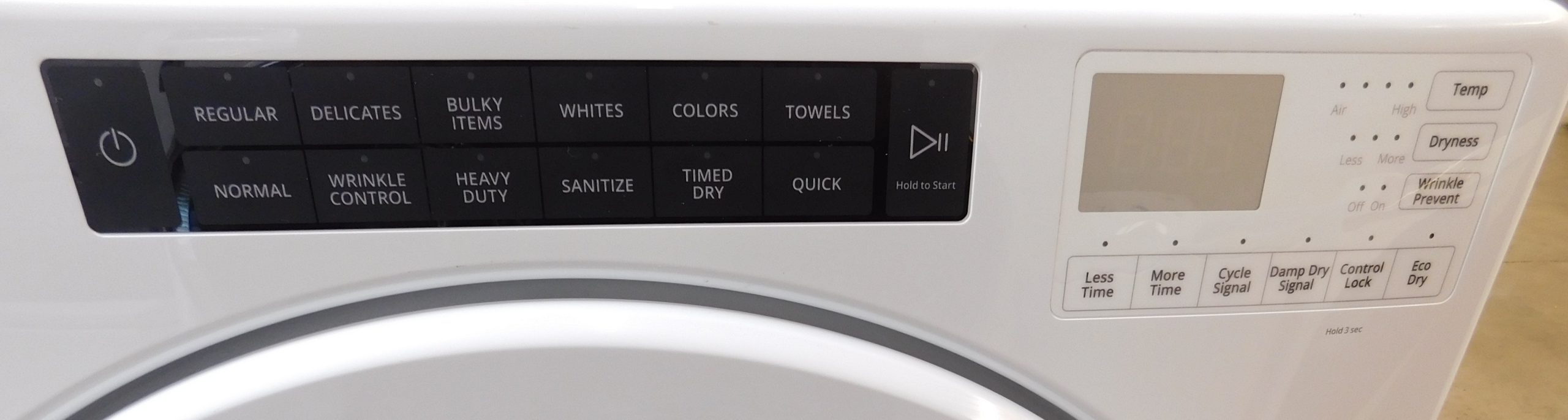 FRONT LOAD- AMANA ELECTRIC (ALMOST NEW) (MADE-BY-WHIRLPOOL) DRYER A-392 (FRONT LOAD) - Image 3