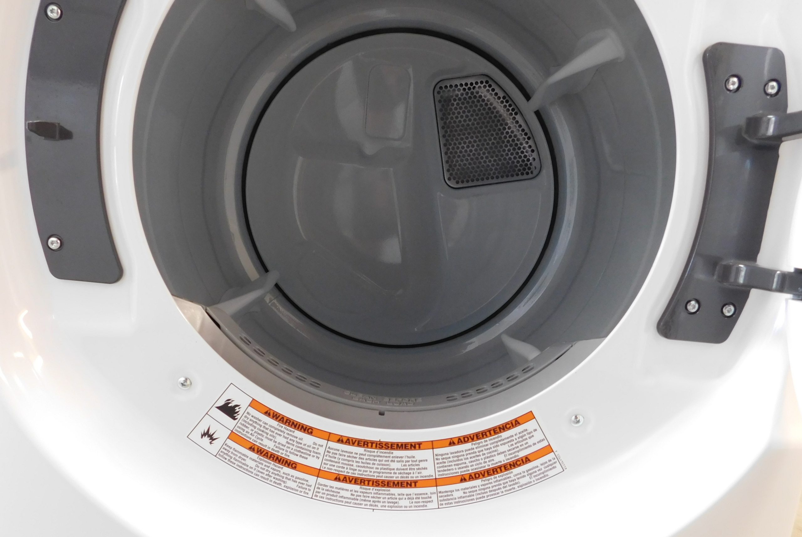 FRONT LOAD- AMANA ELECTRIC (ALMOST NEW) (MADE-BY-WHIRLPOOL) DRYER A-392 (FRONT LOAD) - Image 6