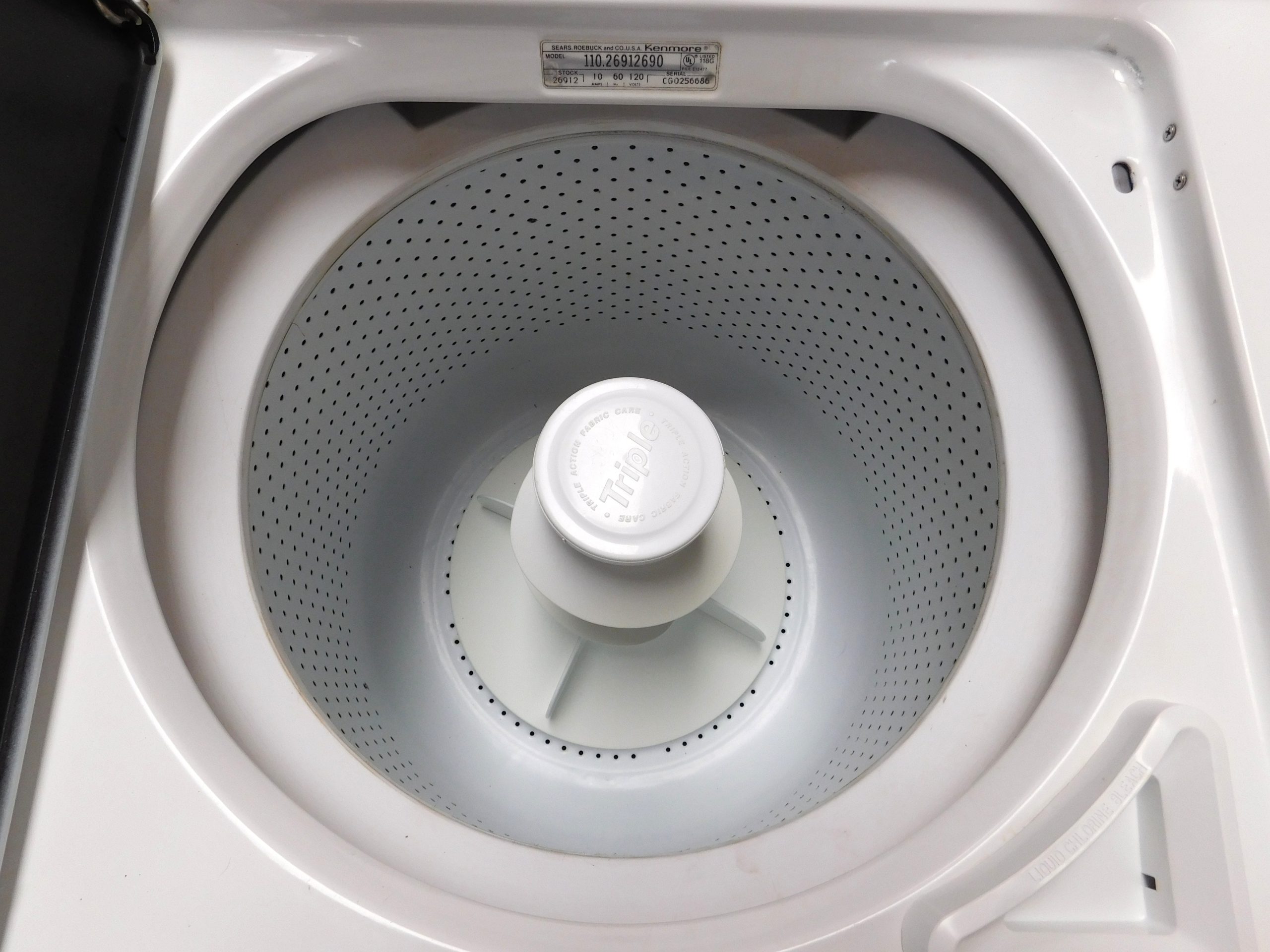 KENMORE WASHER- SUPER CAPACITY- HEAVY DUTY WASHER- PRODUCT ID#A-297 - Image 6