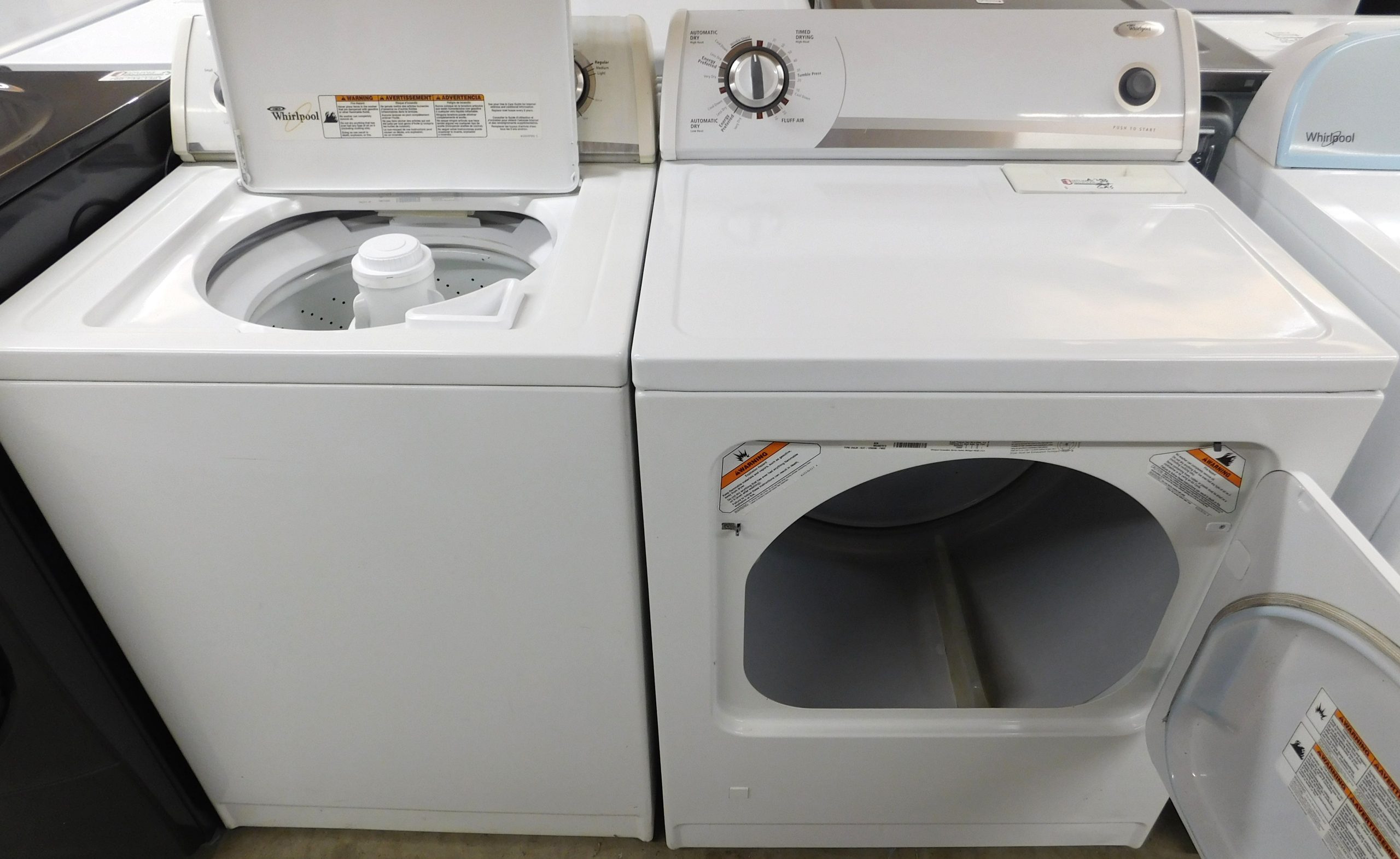 WASHER- WHIRLPOOL SUPER CAPACITY- HEAVY DUTY WASHER & GAS DRYER- PRODUCT ID#A-293 MICHAEL MARSHOCK DEL 11-14-25 - Image 2