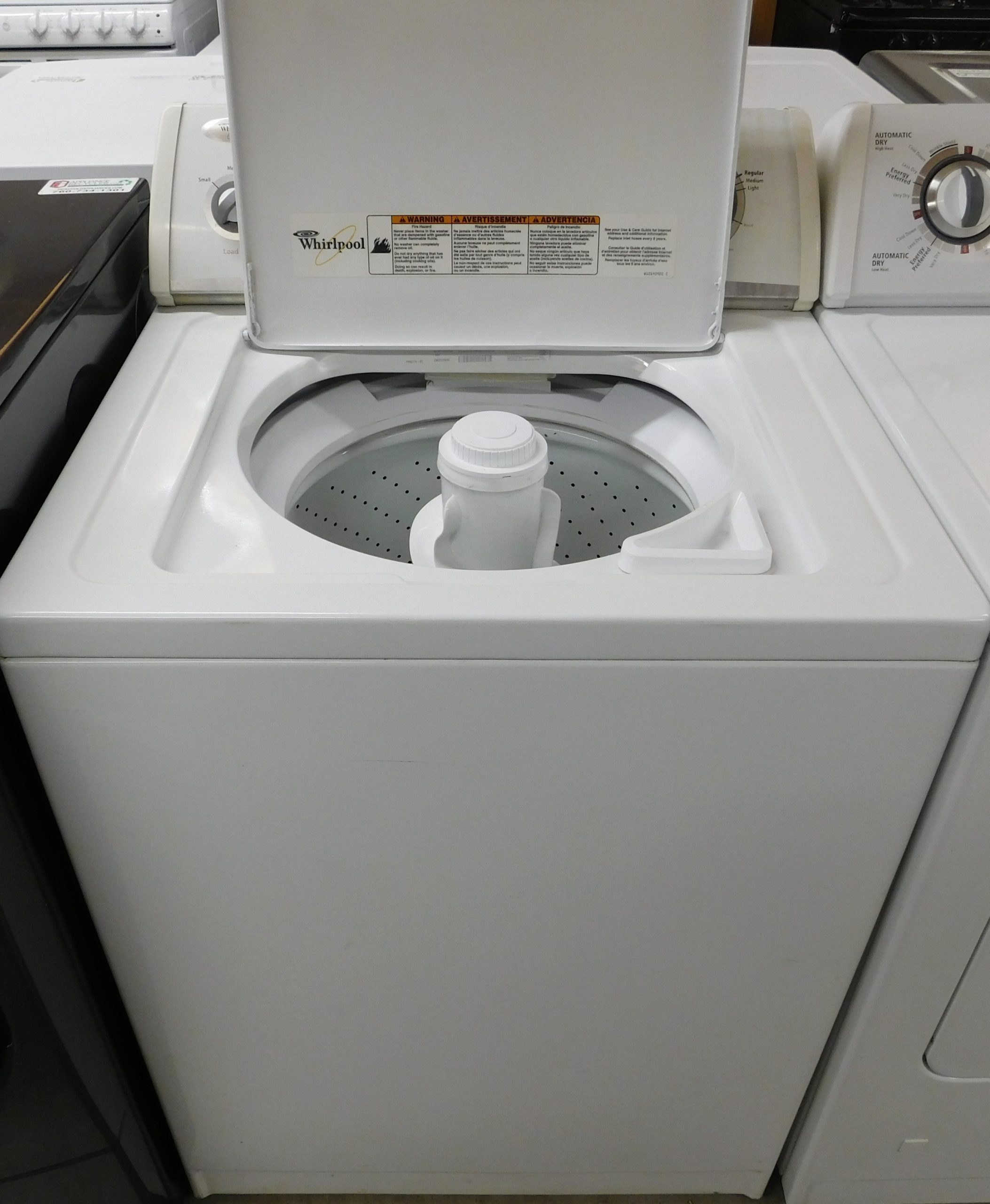 WASHER- WHIRLPOOL SUPER CAPACITY- HEAVY DUTY WASHER & GAS DRYER- PRODUCT ID#A-293 MICHAEL MARSHOCK DEL 11-14-25 - Image 6