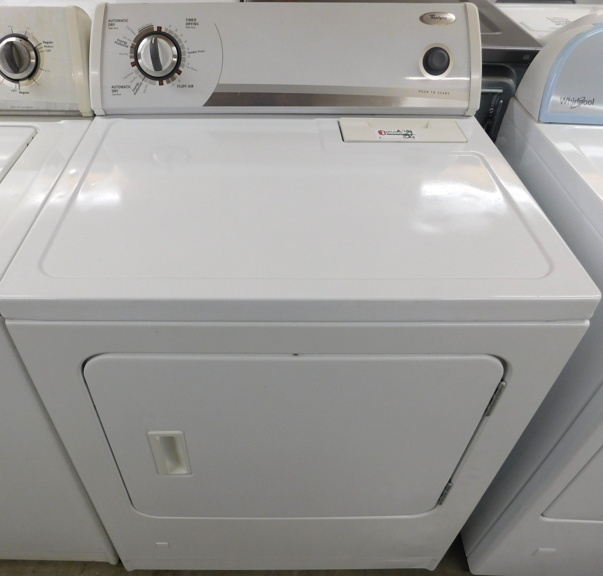 WASHER- WHIRLPOOL SUPER CAPACITY- HEAVY DUTY WASHER & GAS DRYER- PRODUCT ID#A-293 MICHAEL MARSHOCK DEL 11-14-25 - Image 9