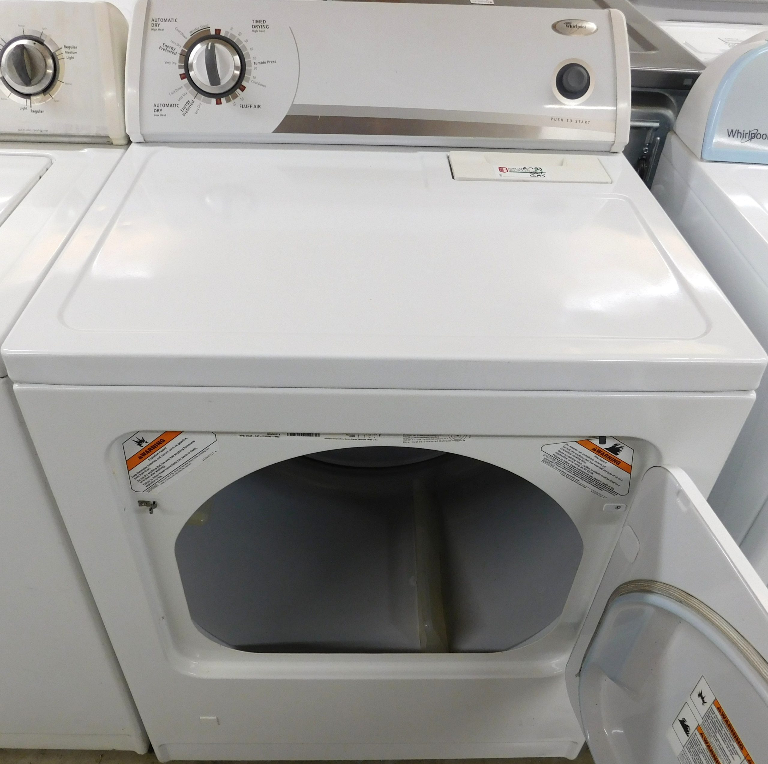 WASHER- WHIRLPOOL SUPER CAPACITY- HEAVY DUTY WASHER & GAS DRYER- PRODUCT ID#A-293 MICHAEL MARSHOCK DEL 11-14-25 - Image 12