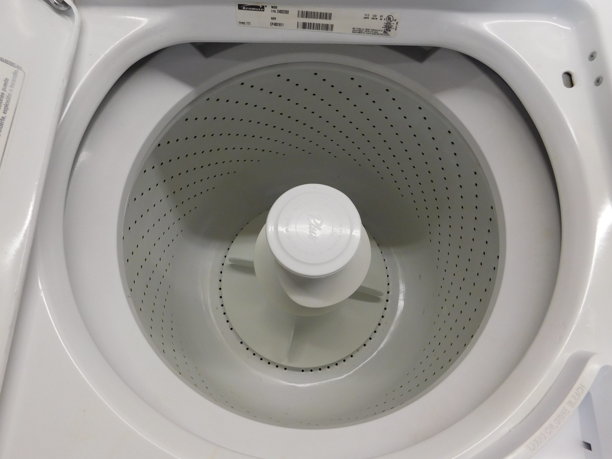 KENMORE WASHER- KING SIZE CAPACITY- HEAVY DUTY WASHER- PRODUCT ID#A-308 - Image 6