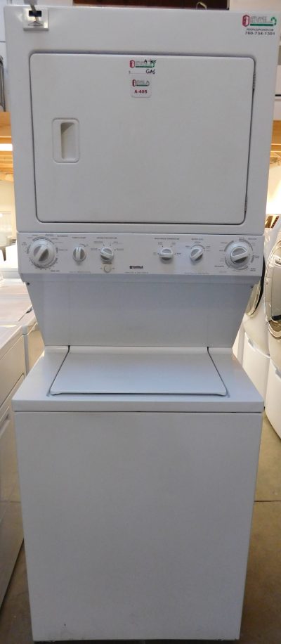 STACKED KENMORE (FULL SIZE) WASHER & (GAS) DRYER PRODUCT ID#A-405