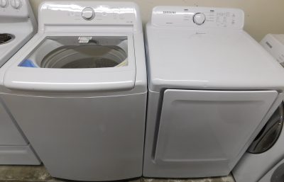 LG WASHER & SAMSUNG DRYER GAS- KING SIZE CAPACITY PLUS - SET PRODUCT ID#A-352