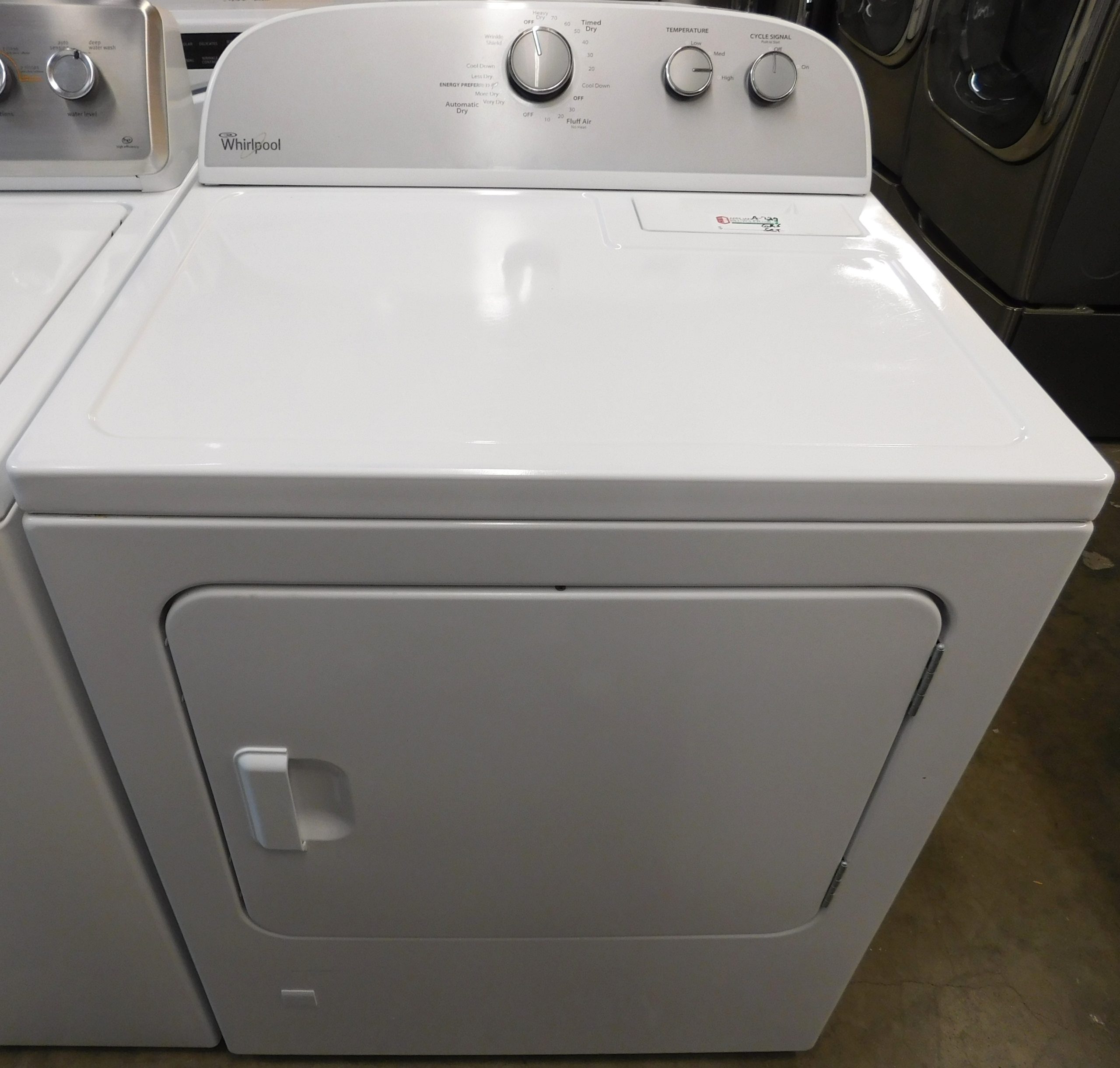 MAYTAG WASHER & WHIRLPOOL GAS DRYER- KING SIZE CAPACITY PLUS - SET PRODUCT ID#A-5000 - Image 9