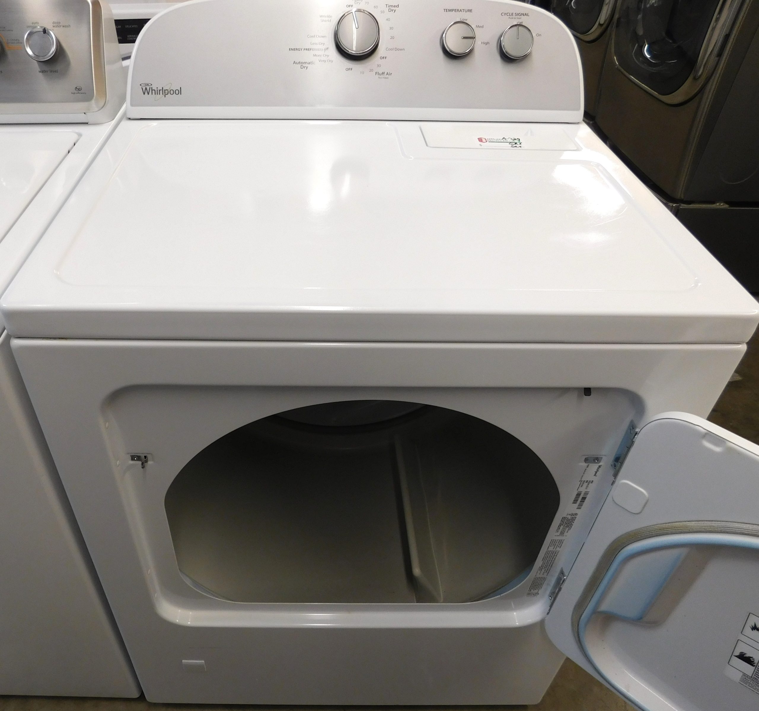 MAYTAG WASHER & WHIRLPOOL GAS DRYER- KING SIZE CAPACITY PLUS - SET PRODUCT ID#A-5000 - Image 12