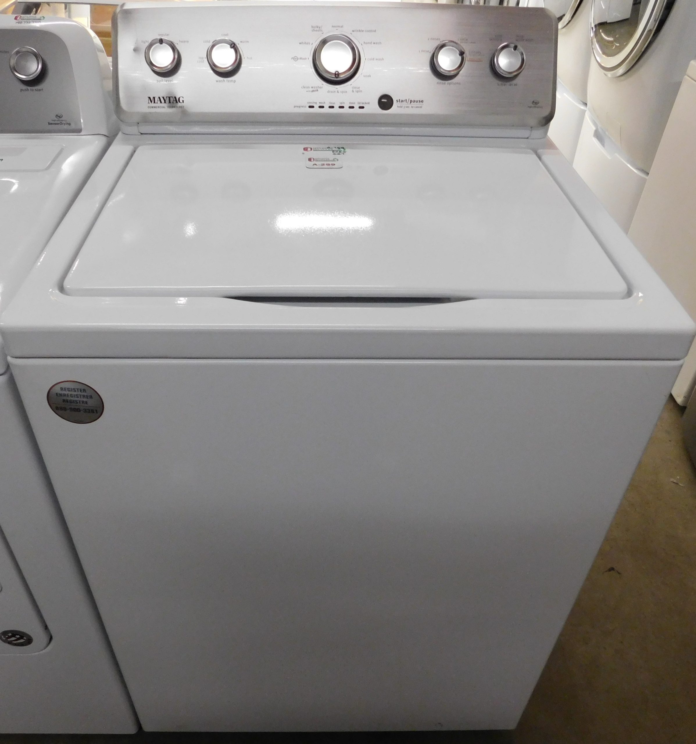 MAYTAG WASHER ELECTRIC DRYER- KING SIZE CAPACITY PLUS - SET PRODUCT ID#A-259 - Image 3