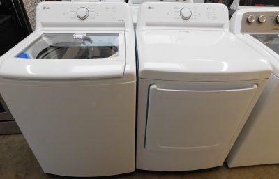 LG- KING SIZE CAPACITY PLUS - WASHER AND ELECTRIC DRYER- SET PRODUCT ID#A-386
