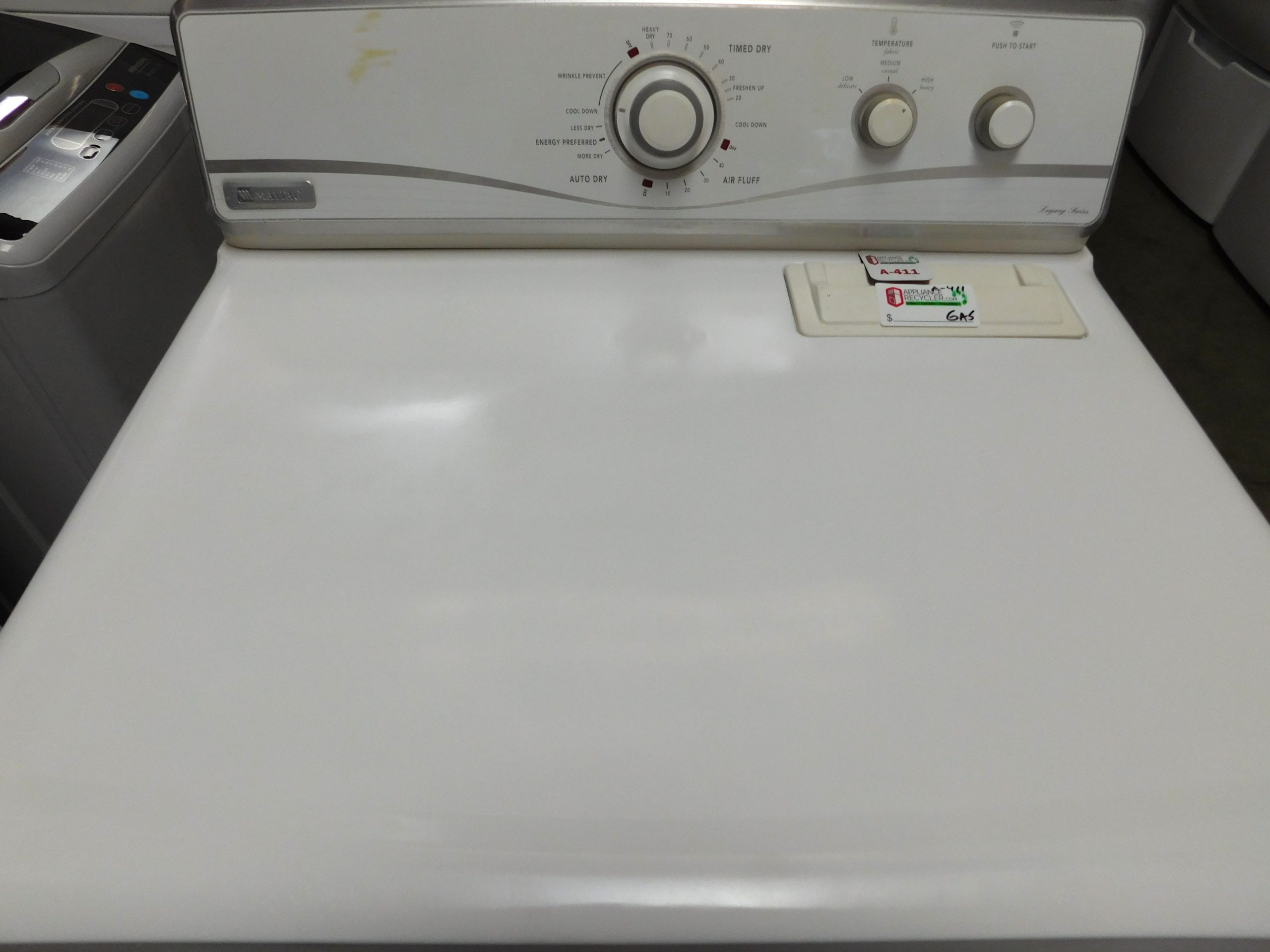 DRYER- MAYTAG (GAS) SUPER CAPACITY PLUS- A-411 - Image 2