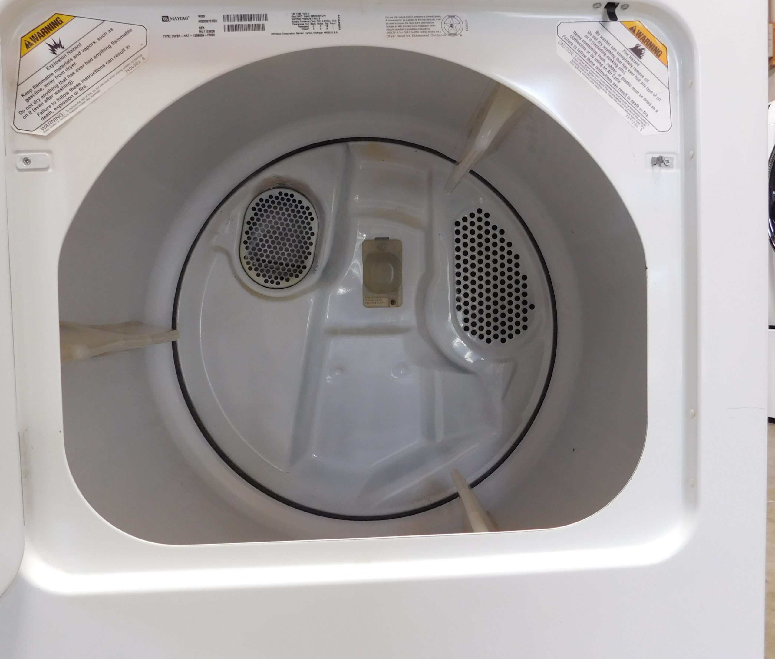 SUGGESTED SET- SUPER CAPACITY - ESTATE WASHER AND MAYTAG GAS DRYER- SET PRODUCT ID#A-252 & A-411 - Image 13