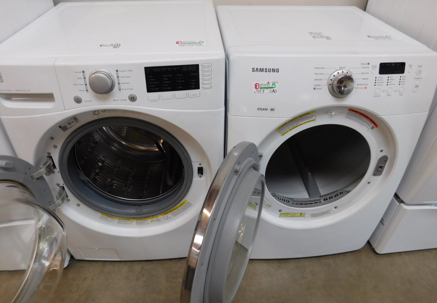 SUGGESTED GAS SET---KENMORE WASHER AND SAMSUNG GAS DRYER SET - (FRONT LOAD) PRODUCT ID# A-492 - Image 2