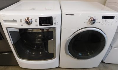 SUGGESTED GAS SET---MAYTAG WASHER AND SAMSUNG GAS DRYER SET - (FRONT LOAD) PRODUCT ID# A-536